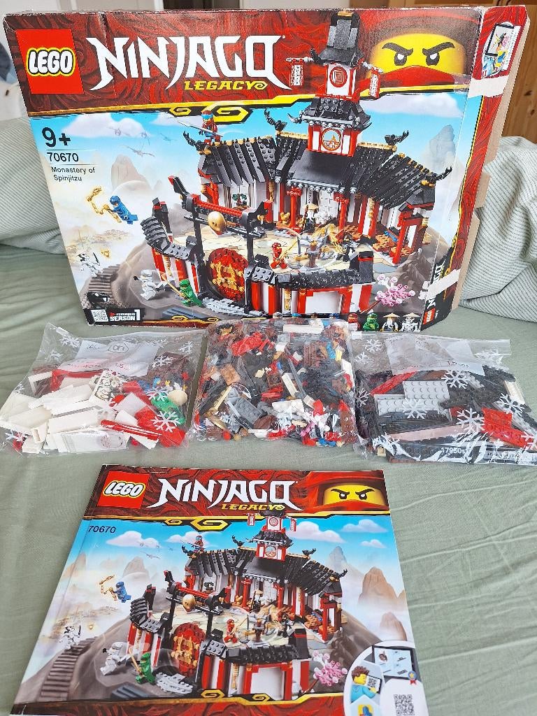 Lego Ninjago klooster 70670, Gebruikt, Lego, Ophalen of Verzenden, Ninjago