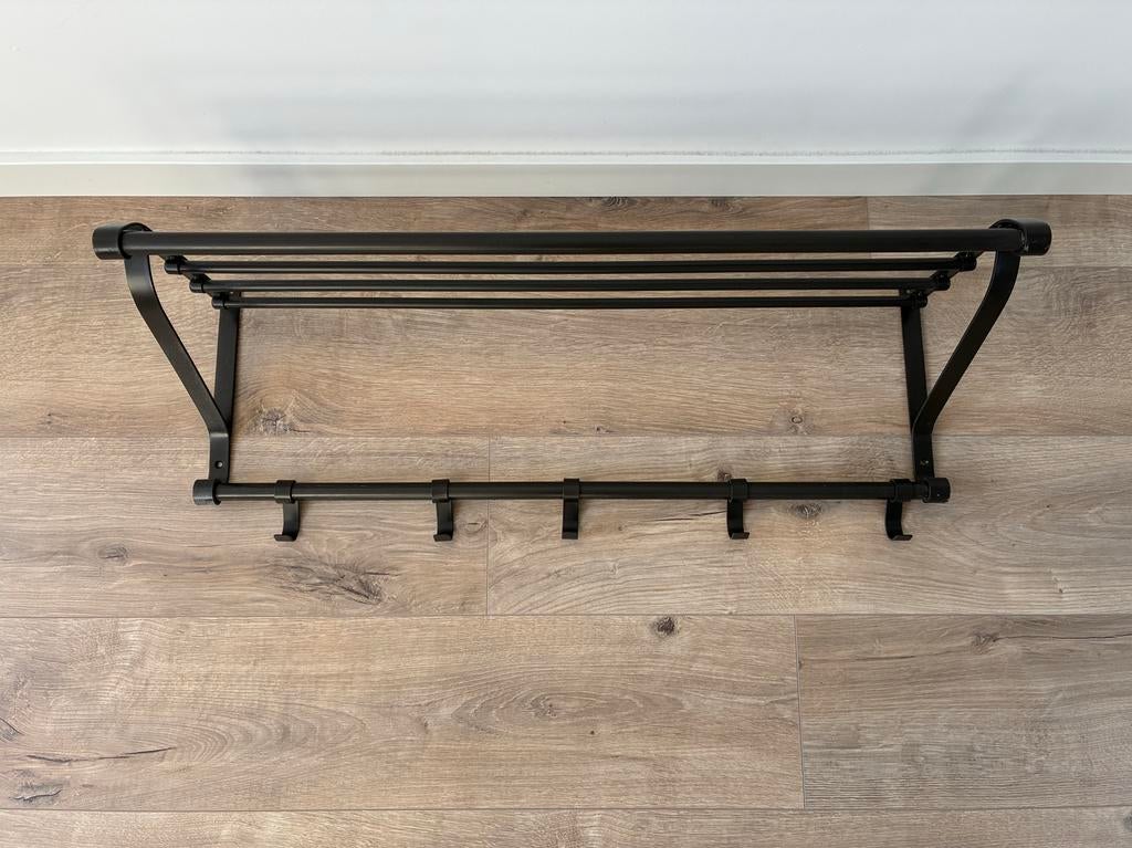 IKEA Portis wandkapstok - Zwart metaal, Gebruikt, Minder dan 100 cm, Metaal, Ophalen