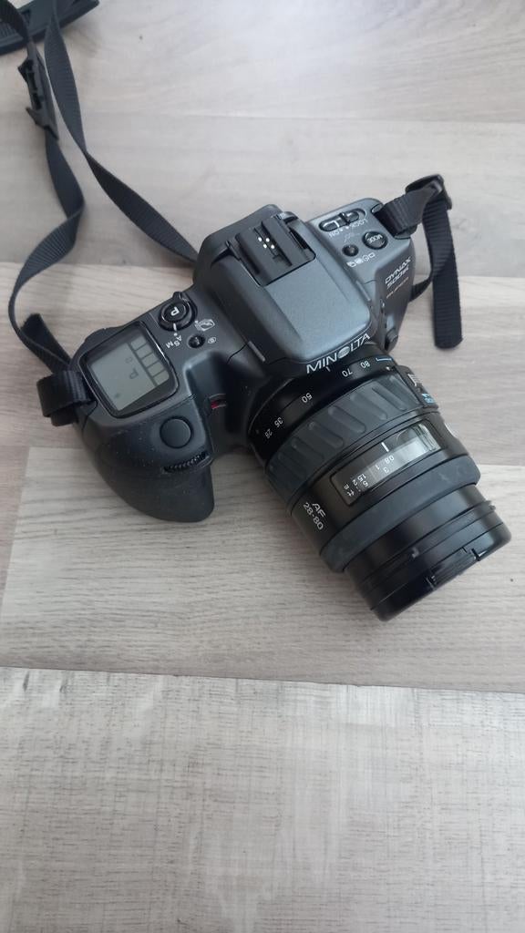 Minolta Dynax 500si incl Minolta 28-80 lens, Ophalen of Verzenden, Gebruikt, Spiegelreflex, Minolta