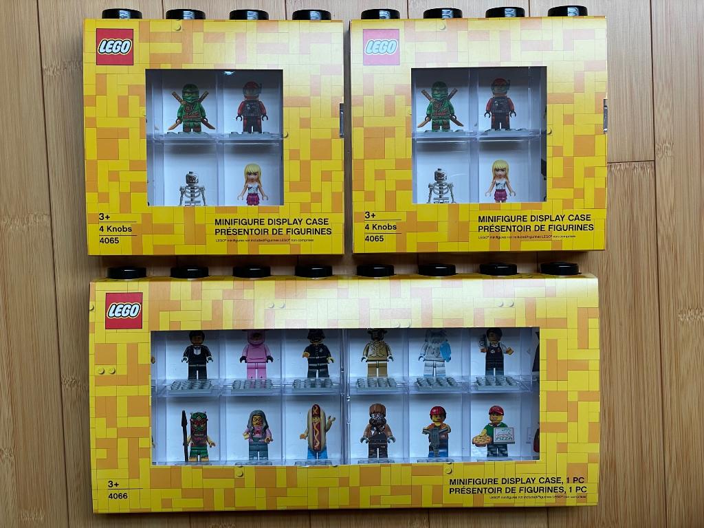 Lego 4065: Displaydoos voor 8 minifiguren – zwart, Lego, Accessoire, Nieuw, Ophalen of Verzenden