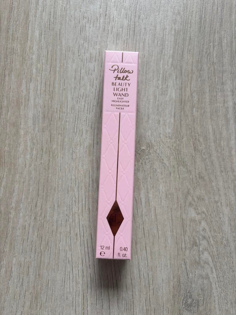 Nieuwe Charlotte Tilbury Light Wand Highlighter Pillow Talk, Ophalen, Overige kleuren, Gehele gezicht, Nieuw