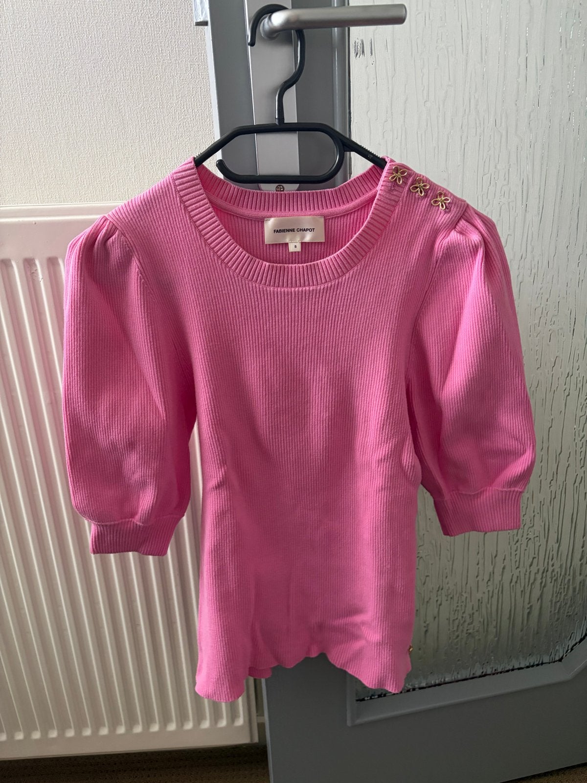 Fabienne Chapot Short Sleeve Pullover Roze Maat S, Kleding | Dames, Truien en Vesten, Zo goed als nieuw, Maat 36 (S), Roze, Verzenden