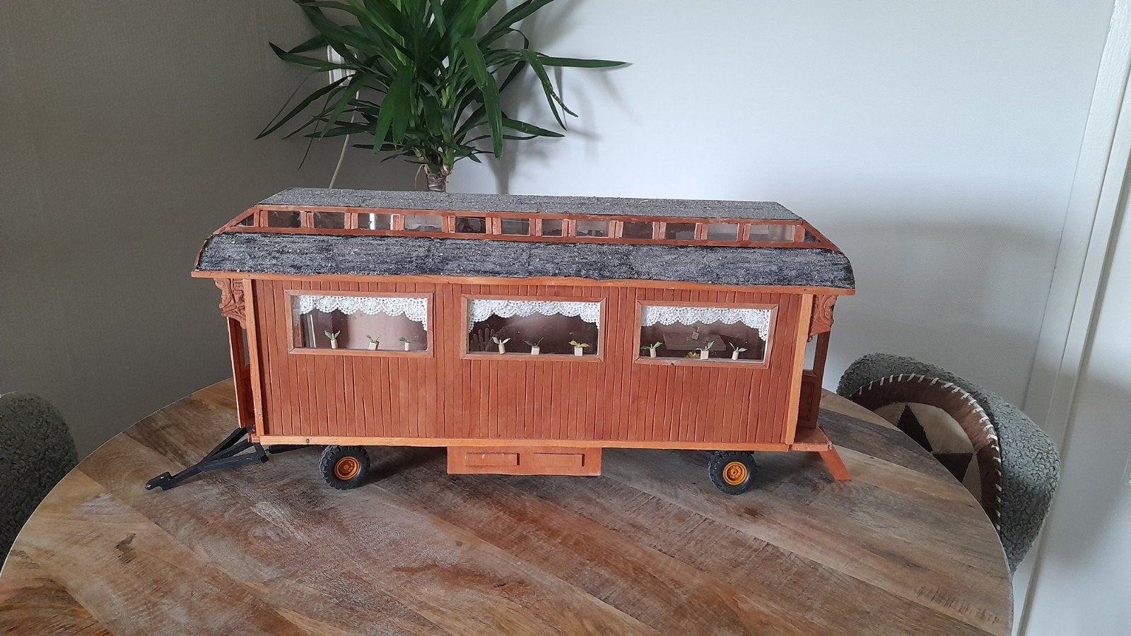 Miniatuur pipowagen, Ophalen, Nieuw, Groter dan 1:32
