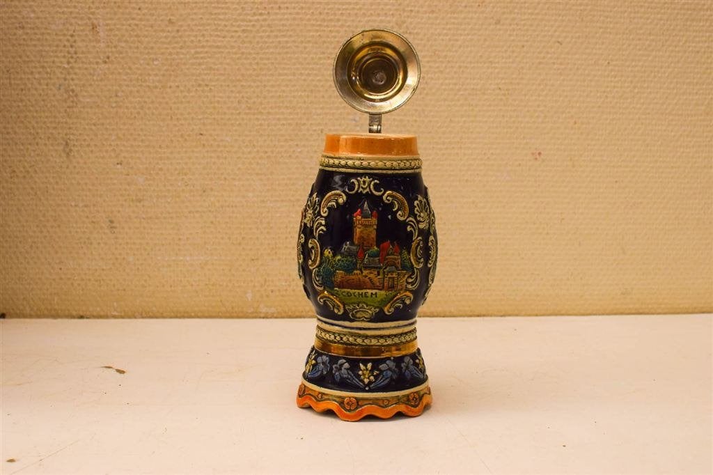 Bierpul met deksel 50222, Huis en Inrichting, Gebruikt, Ophalen of Verzenden, Bord(en), Overige stijlen