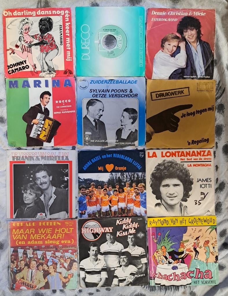 24 Vinyl Piratensingles - Klassiekers, Gebruikt, 7 inch, Single, Ophalen of Verzenden