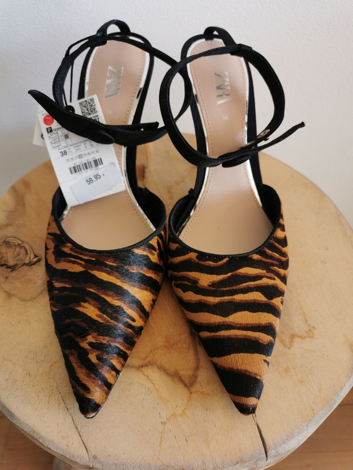 ZARA leren pumps mt. 38, Pumps, Overige kleuren, Verzenden, Zara