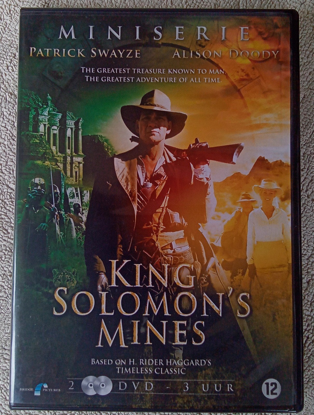 King Solomon's Mines (Miniserie) - Patrick Swayze, Engels, Nederlands, Ophalen of Verzenden, Zo goed als nieuw