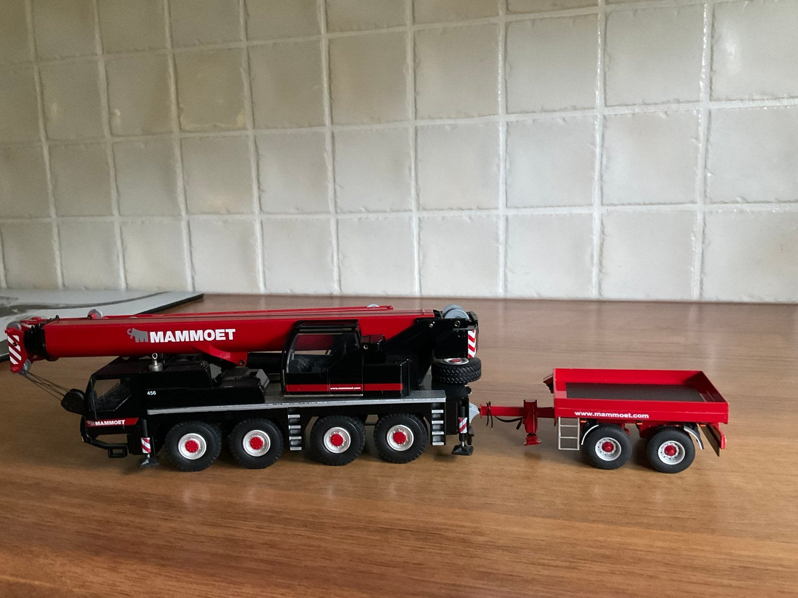 2 Assige ballastaanhanger van MAMMOET, Ophalen of Verzenden, Zo goed als nieuw, Hijskraan, Tractor of Landbouw, Overige merken