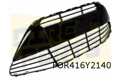 Ford C-Max (9/10-12/19) voorbumpergrille Glanszwart (bij chr, -, Voor, -, Nieuw