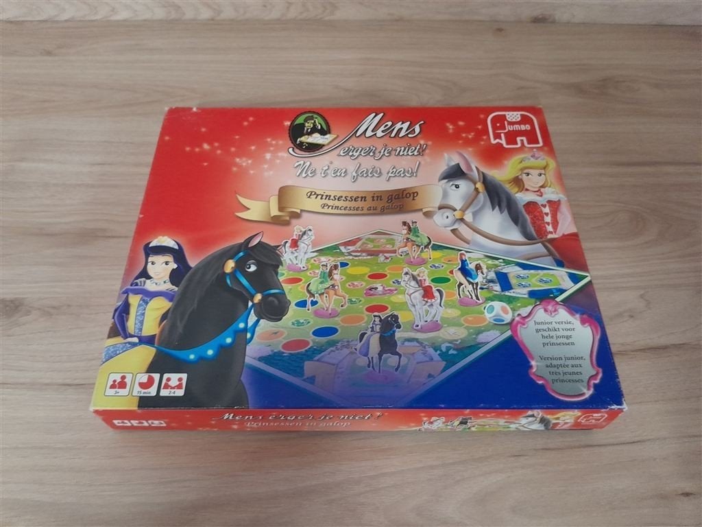 Mens erger je niet - disney prinsessen in galop - s4674, Verzenden, Zo goed als nieuw