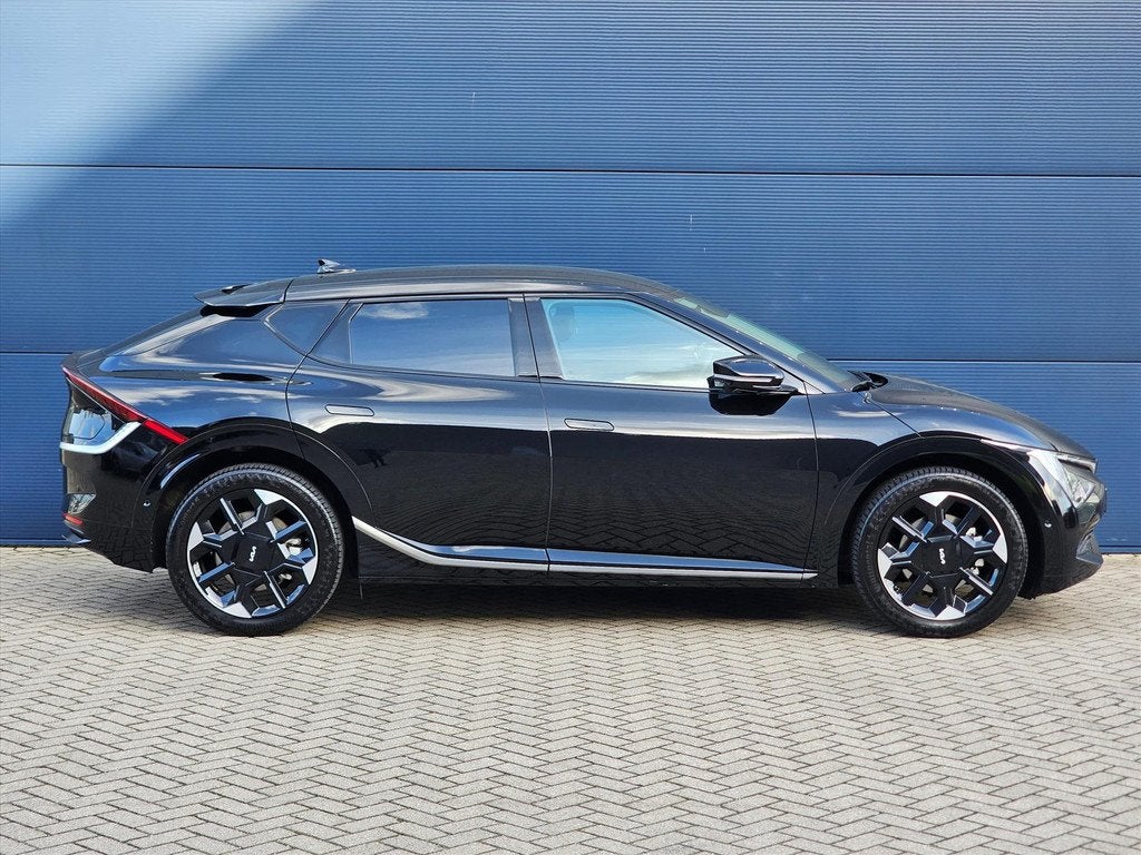 Kia EV6 84kWh 325pk Dual Motor AWD Plus Advanced | Stoelverw, Auto's, Kia, Automaat, Stof, Zwart, Origineel Nederlands