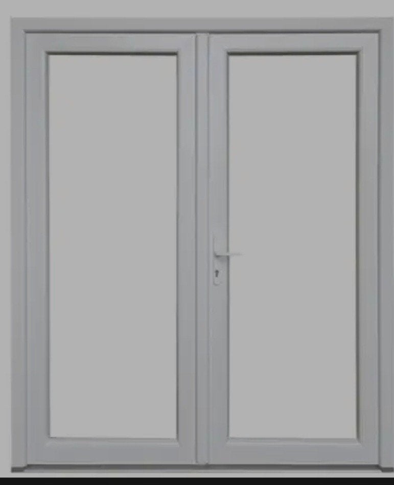 Kunststof openslaande deuren, Ophalen, Gebruikt, 120 cm of meer, Buitendeur