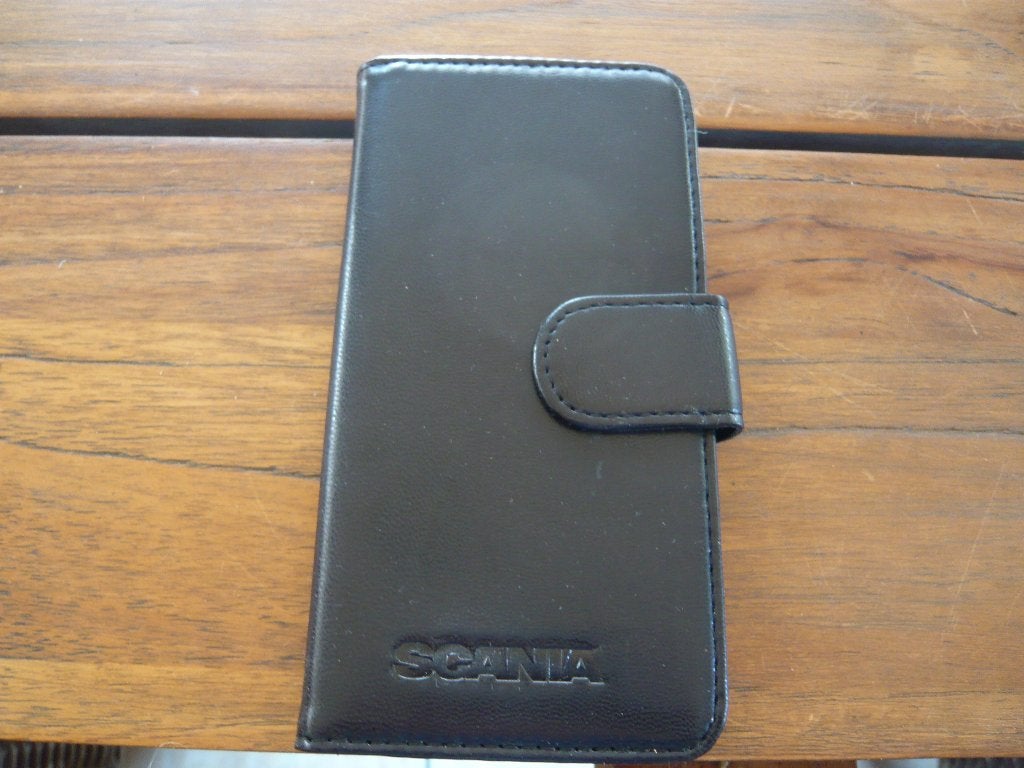 Iphone 6 hoes zwart leer nieuw met ruimte voor creditcards, IPhone 6, Zwart, Magnetische sluiting, Nieuw