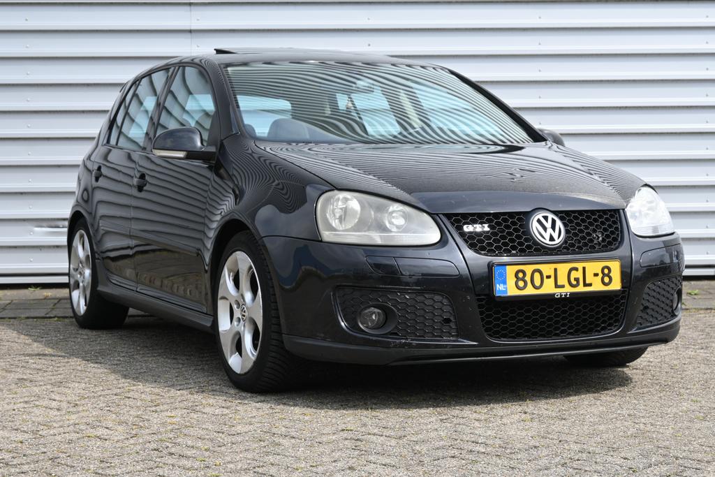 Volkswagen Golf 2.0 GTI 147KW 5D 2005 Zwart, Auto's, Volkswagen, Voorwielaandrijving, Beige, 4 cilinders, Zwart