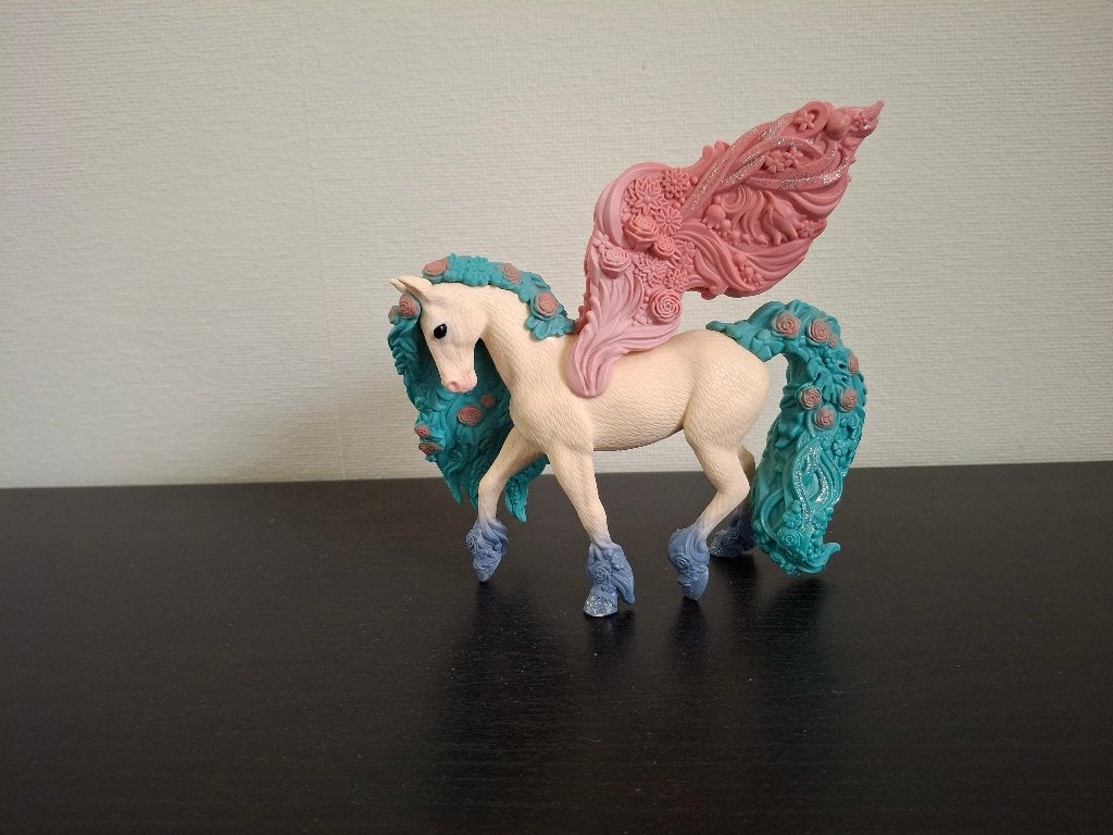 Schleich Bayala Bloemenpegasus (70590), Ophalen of Verzenden, Zo goed als nieuw