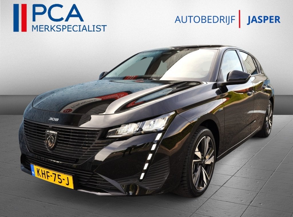 Peugeot 308 1.6 PHEV Act. Bns nav pdc crc LED (bj 2023), 12 maanden, Stof, Gebruikt, 4 cilinders