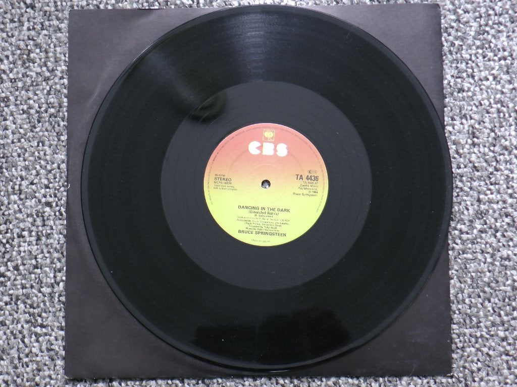 Bruce Springsteen - Dancing in the dark MAXI SINGLE, LP, Gebruikt, 7 inch, Ophalen of Verzenden