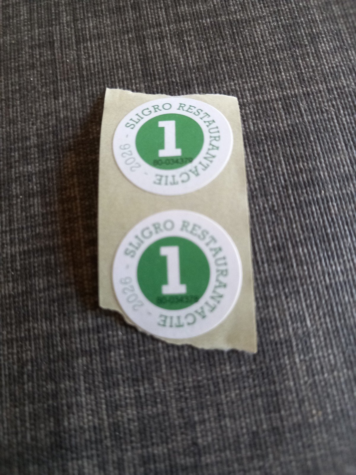 Restorant zegels, Hobby en Vrije tijd, Spaarzegeltjes, Ophalen of Verzenden, Winkel, Super of Benzinepomp, Zegels, Bonnen of Punten