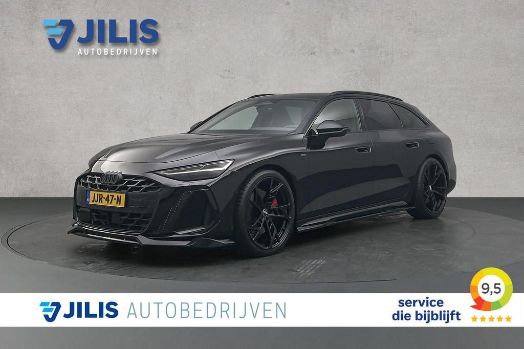 Audi A6 Avant e-Hybrid Quattro S-line | Panoramadak | Trekha, Auto's, Audi, Automaat, 4 cilinders, Leder en Stof, Zwart