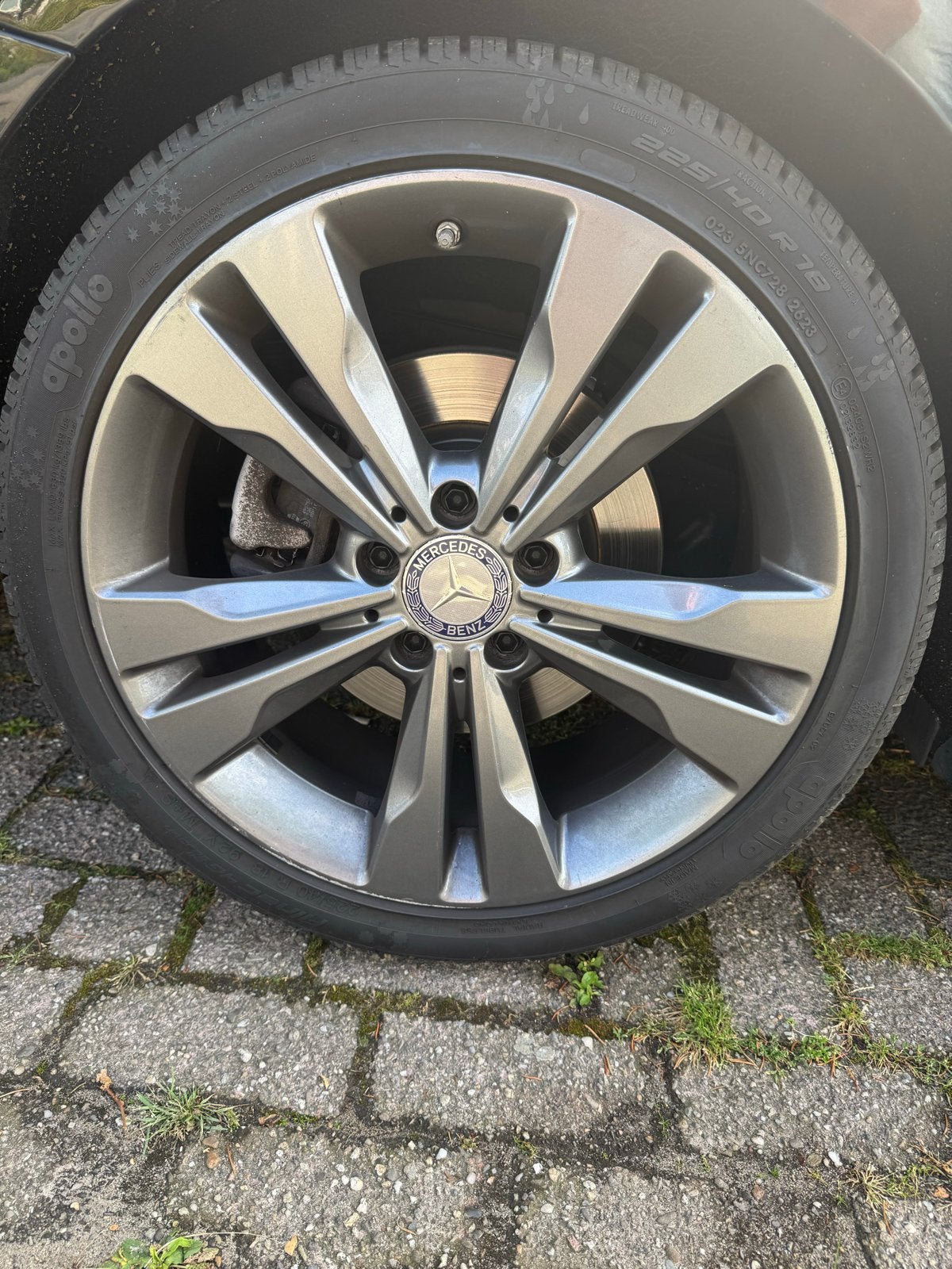 Mercedes-Benz 18 inch velgen met banden, Auto-onderdelen, Banden en Velgen, 18 inch, Gebruikt, Banden en Velgen, Ophalen of Verzenden