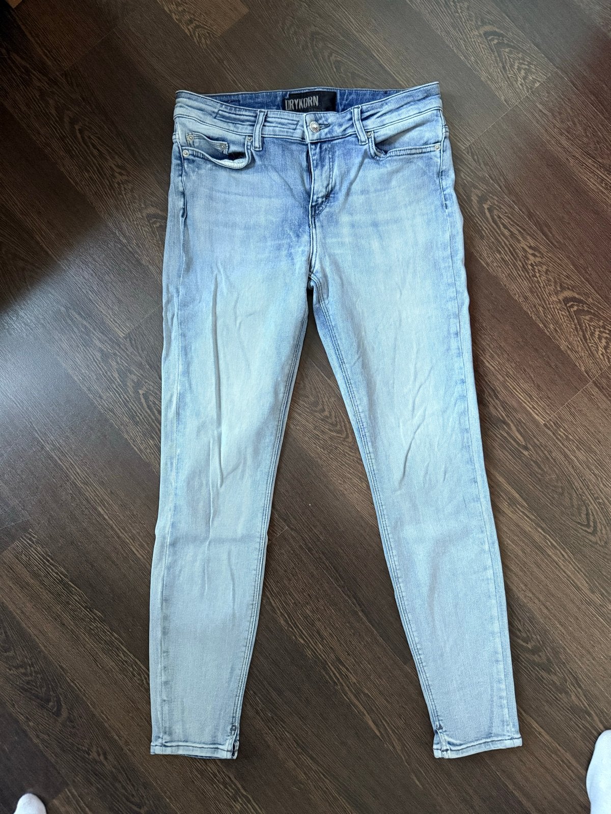 DRYKORN - Mooie lichtblauwe skinny jeans van Drykorn, Ophalen of Verzenden, Gedragen, Blauw, W28 - W29 (confectie 36)