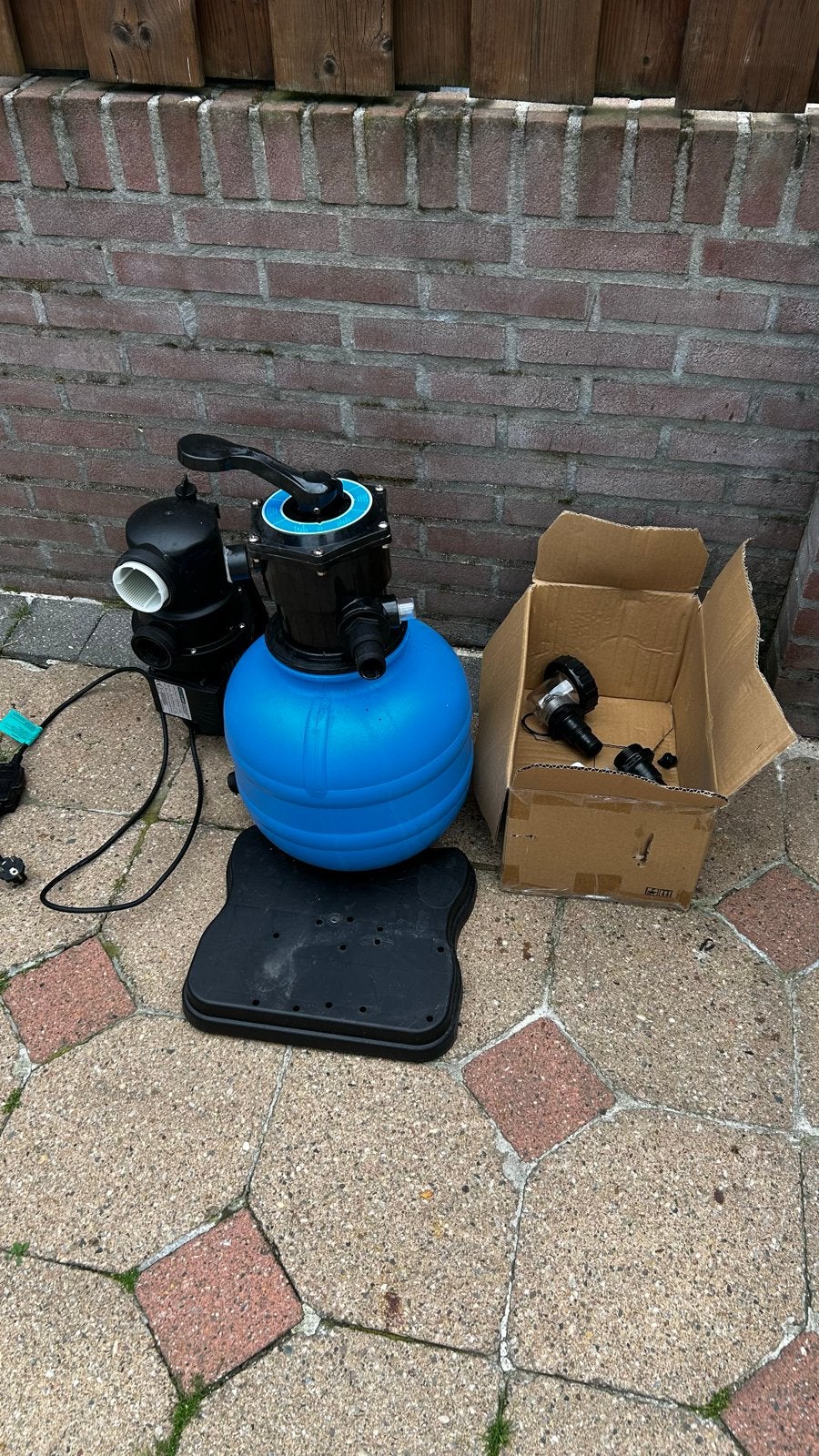 Waterland Zandfilterset ZF-300VT met pomp, Tuin en Terras, Zwembad-toebehoren, Ophalen, Gebruikt, Zwembadpomp