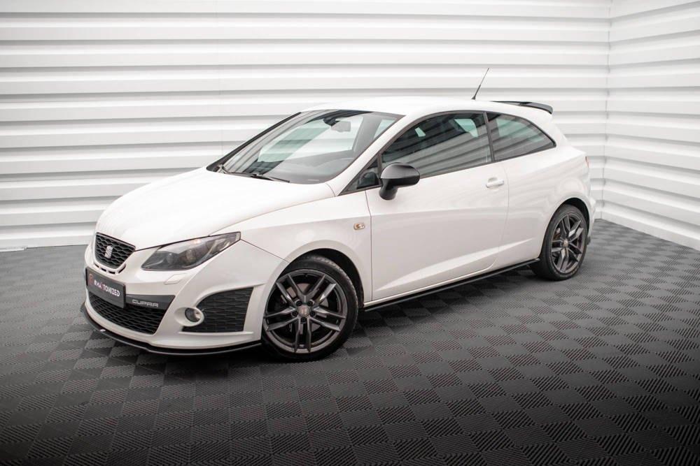 Race Voorlip sideskirt diffuser splitter - Seat Ibiza 08-12, Ophalen of Verzenden