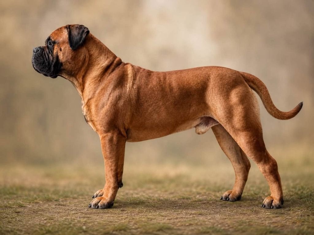 Bullmastiff Dekreu ( Bull mastiff), Dieren en Toebehoren, Honden | Bulldogs, Pinschers en Molossers, Parvo, Reu, 1 tot 2 jaar