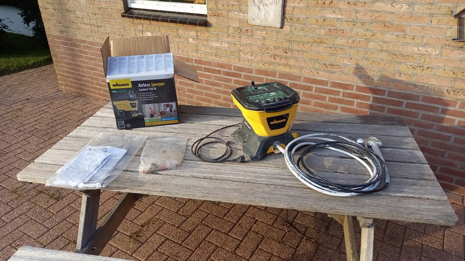 Wagner Airless Sprayer Control 150 M Verfspuit, Ophalen of Verzenden, Gebruikt, Verfspuit of Verfpomp