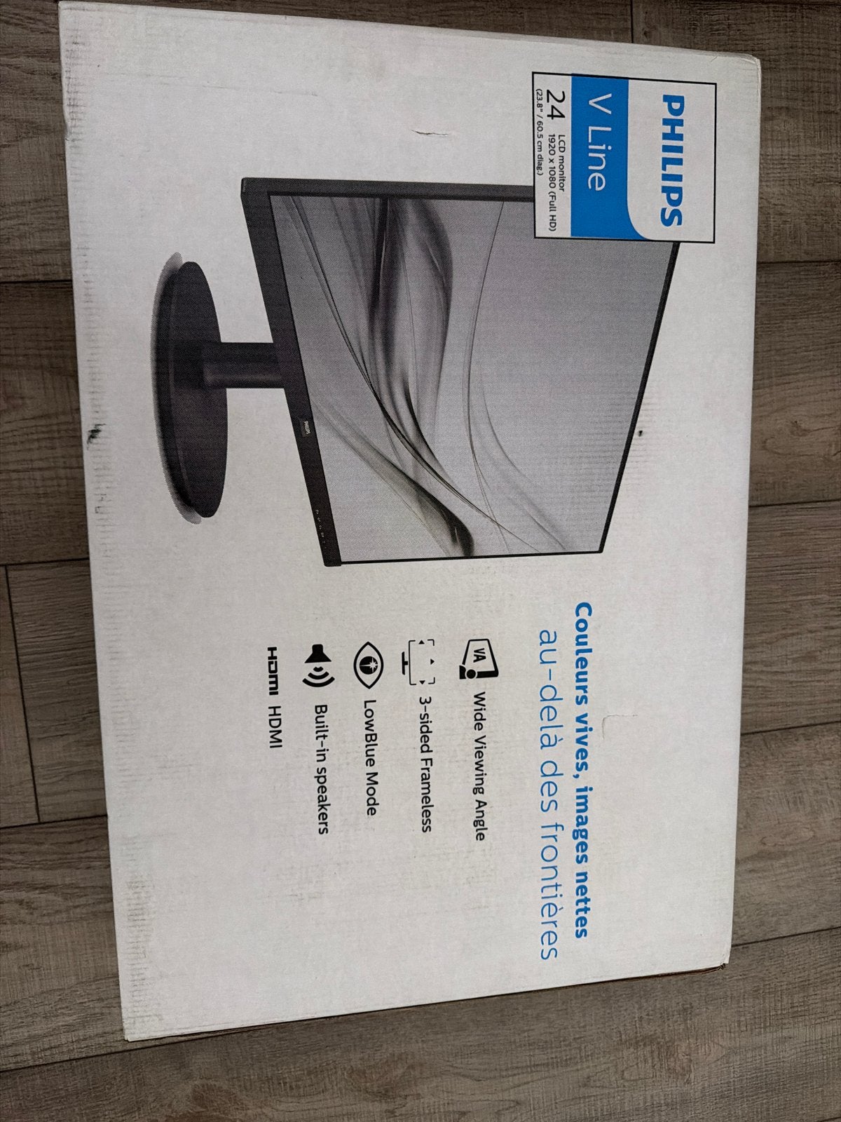 Philips V Line 24 inch Full HD Monitor (Nieuw in doos), Ophalen, HDMI, Nieuw, Full HD