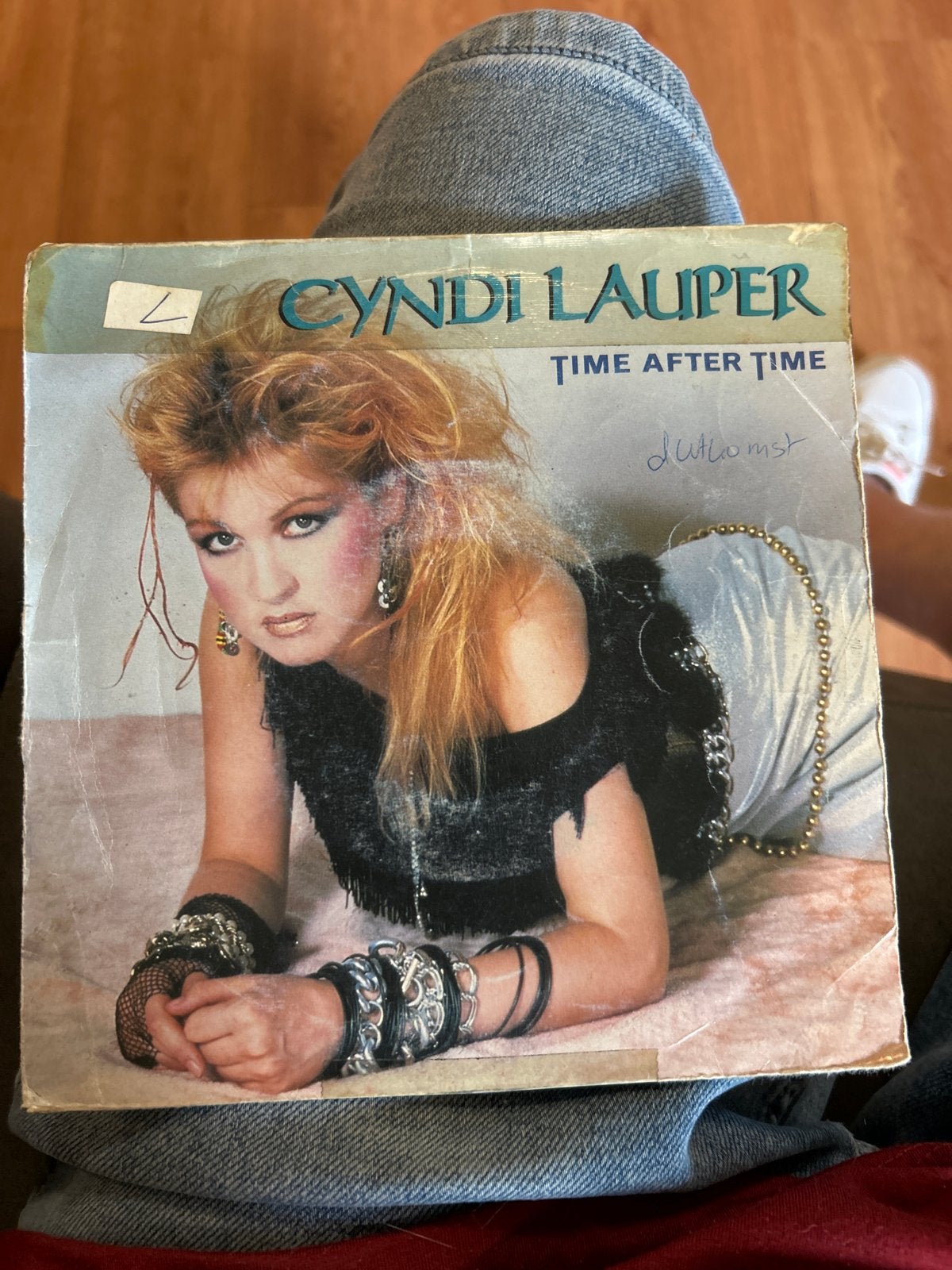 Cyndi Lauper - Time After Time (Vinyl Single), Gebruikt, Originele persing, 7 inch, Ophalen of Verzenden