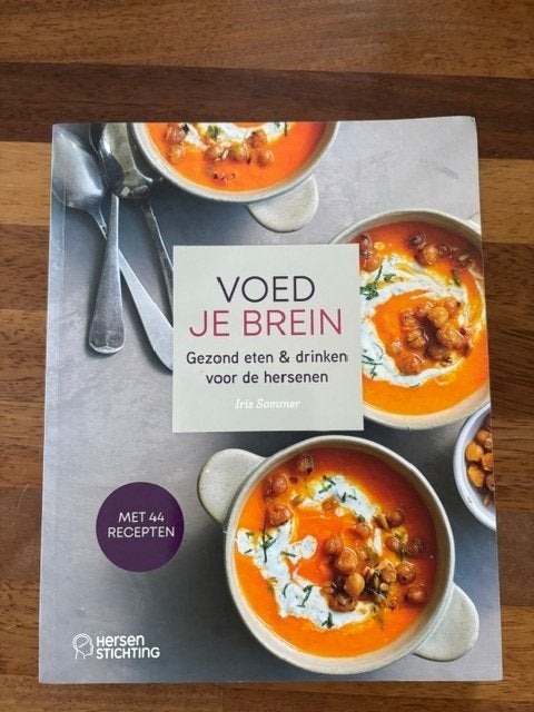 Voed je brein – Hersenstichting, Boeken, Ophalen of Verzenden, Zo goed als nieuw, Dieet en Voeding, Hersenstichting