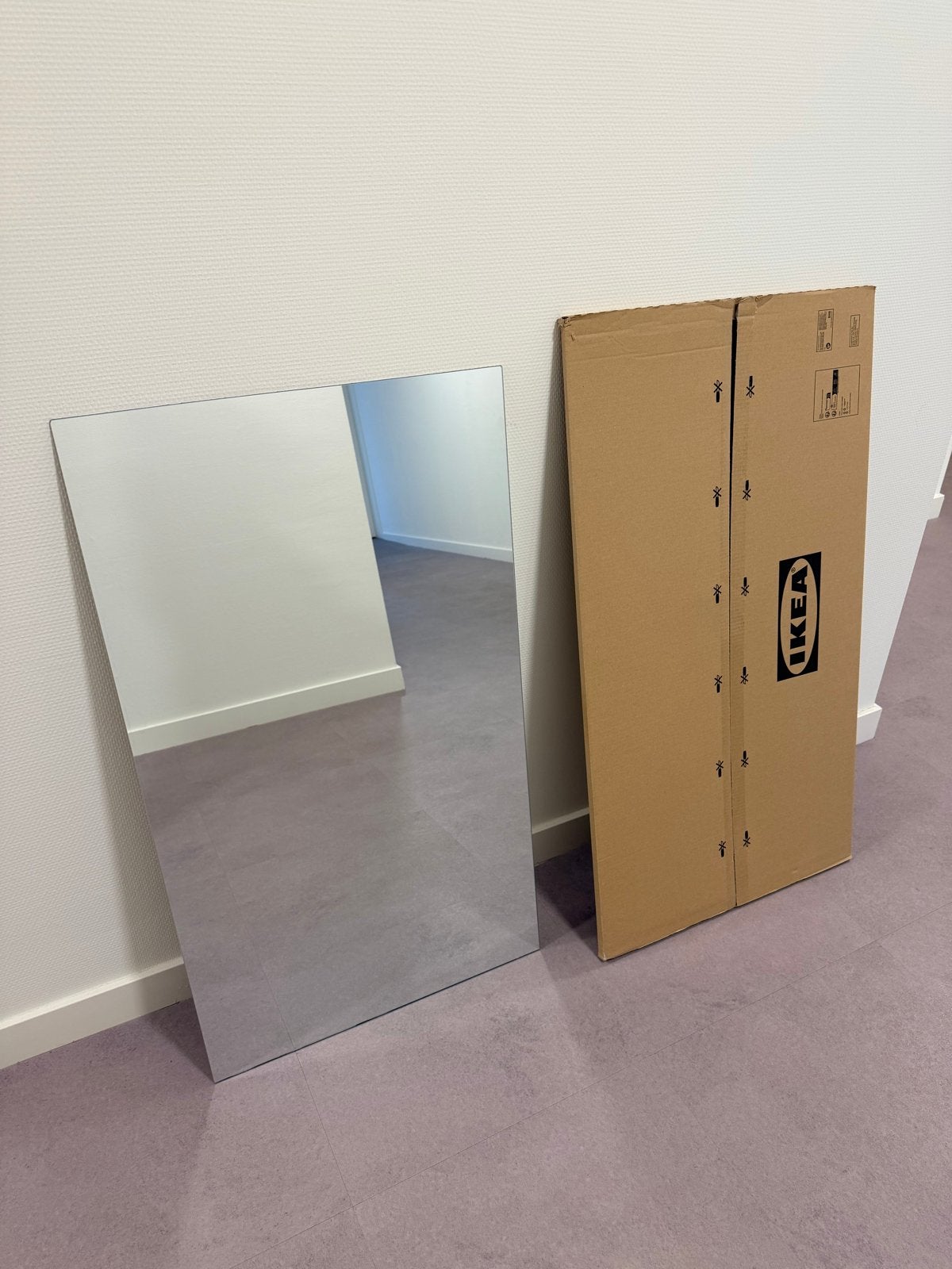 IKEA Auli spiegelpanelen voor PAX kast 100x236 cm (4 stuks), Ophalen, 200 cm of meer, Zo goed als nieuw, 100 tot 125 cm