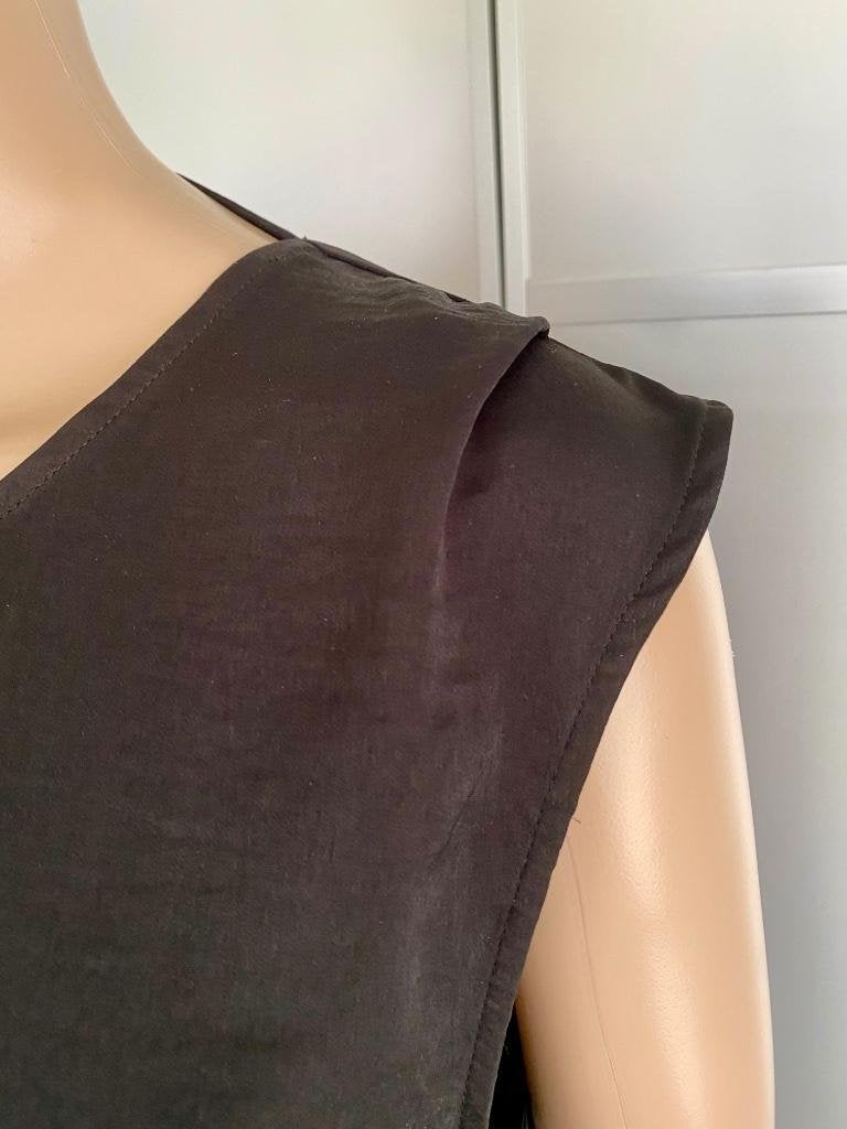J457 Modstrom maat 42=L jurk jurkje zwart, Kleding | Dames, Jurken, Zwart, Maat 42/44 (L), Ophalen of Verzenden, Zo goed als nieuw