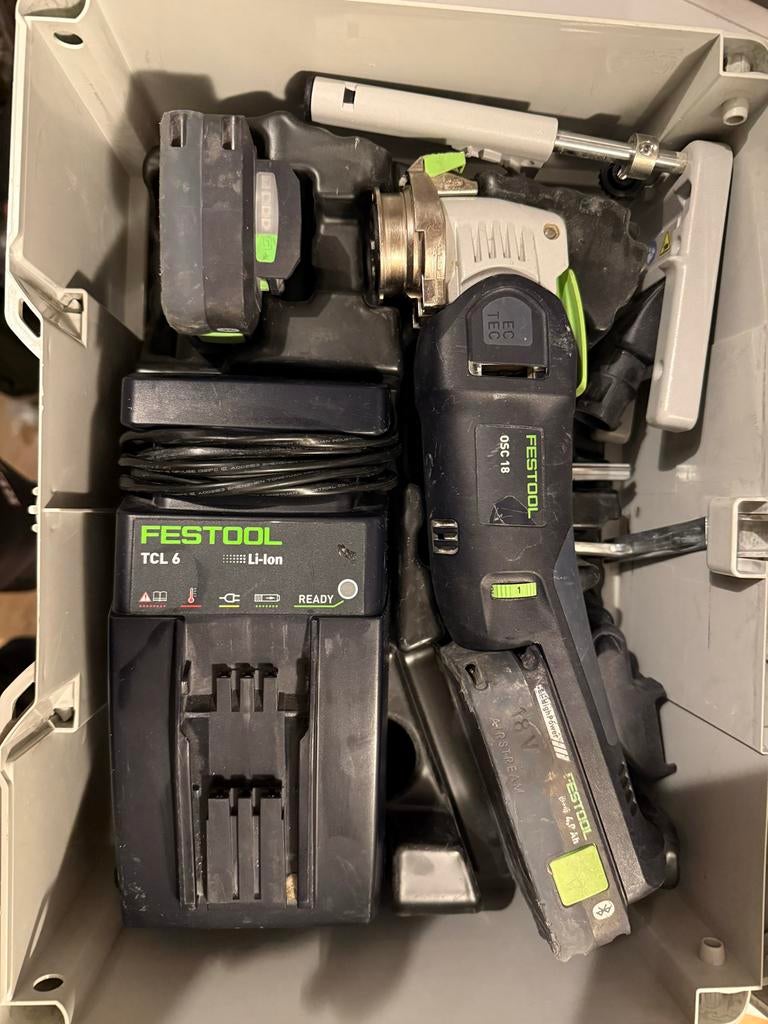 Festool VECTURO OSC 18 HPC 4,0 EI-Set Multitool Compleet, Ophalen, Zo goed als nieuw