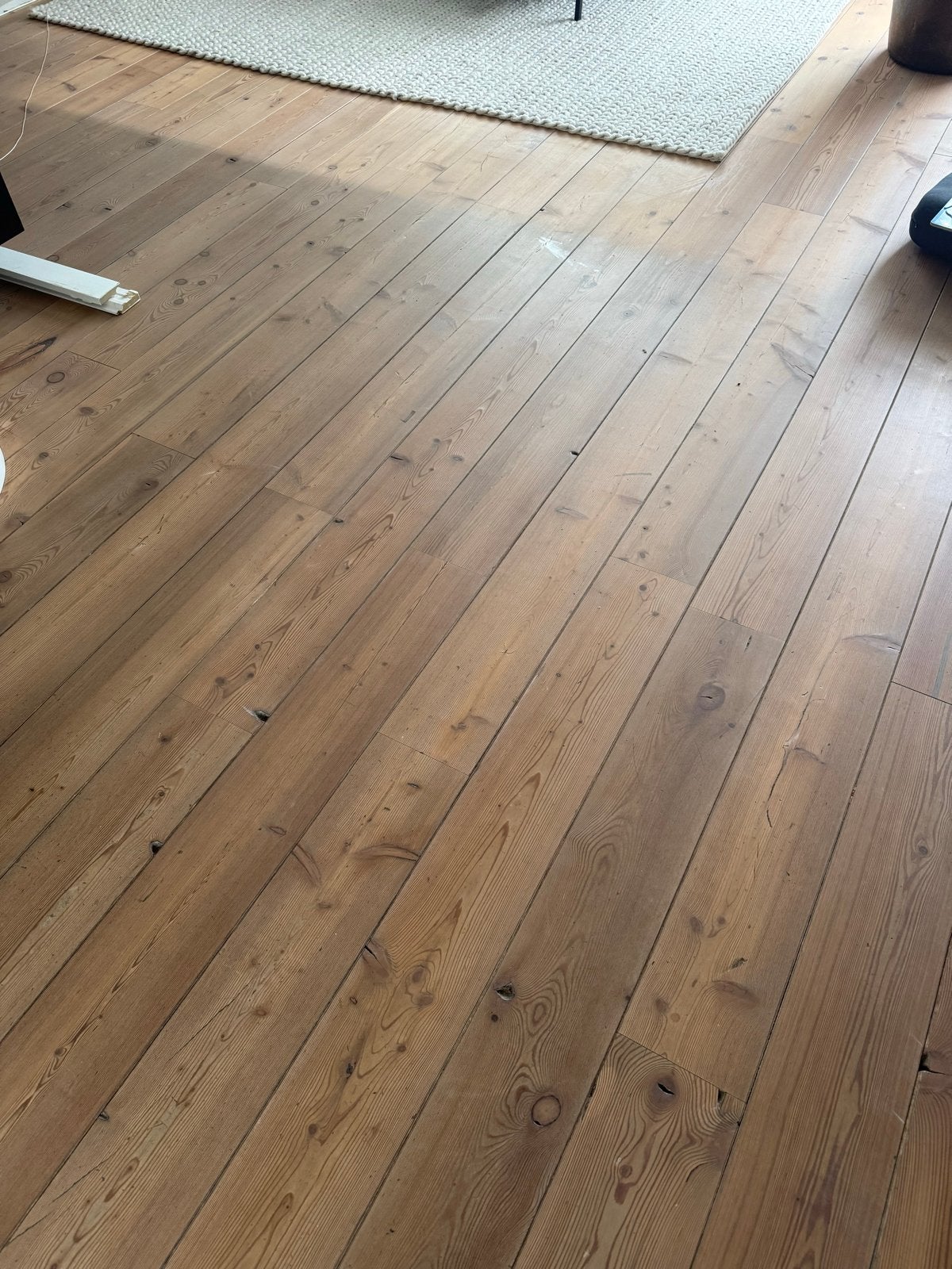 Houten grenen vloer +/- 38m2, Doe-het-zelf en Verbouw, Vloerdelen en Plavuizen, Ophalen, Gebruikt, Vloerdelen of -planken, 10 m² of meer