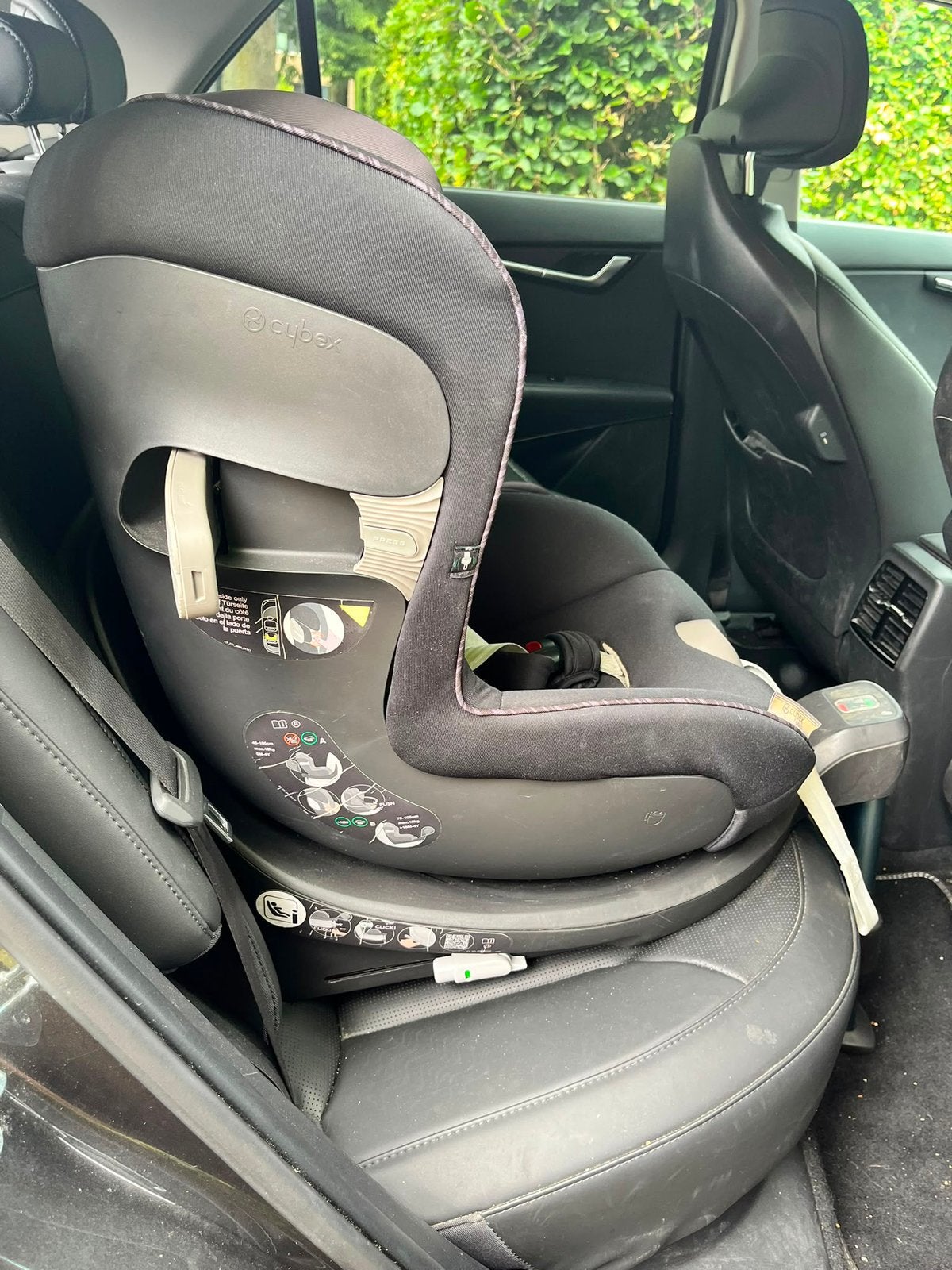 Cybex Sirona S i-Size Autostoeltje Premium Black, Verstelbare rugleuning, Gebruikt, 9 t/m 18 kg, Isofix