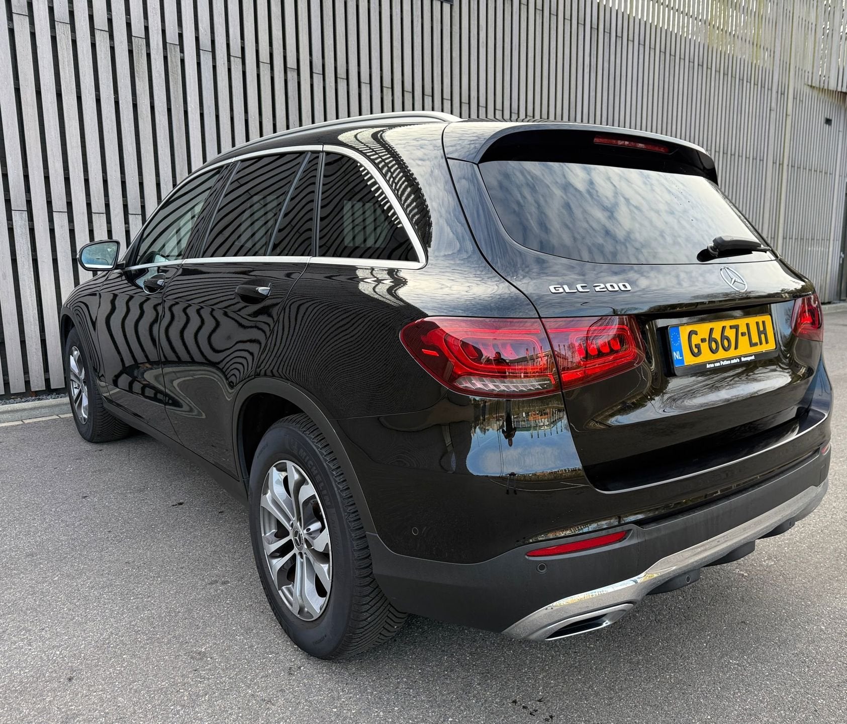 Mercedes-Benz GLC-klasse 200 / Panodak / Leer / Camera / Fac, Auto's, Gebruikt, 4 cilinders, 2000 kg, Zwart
