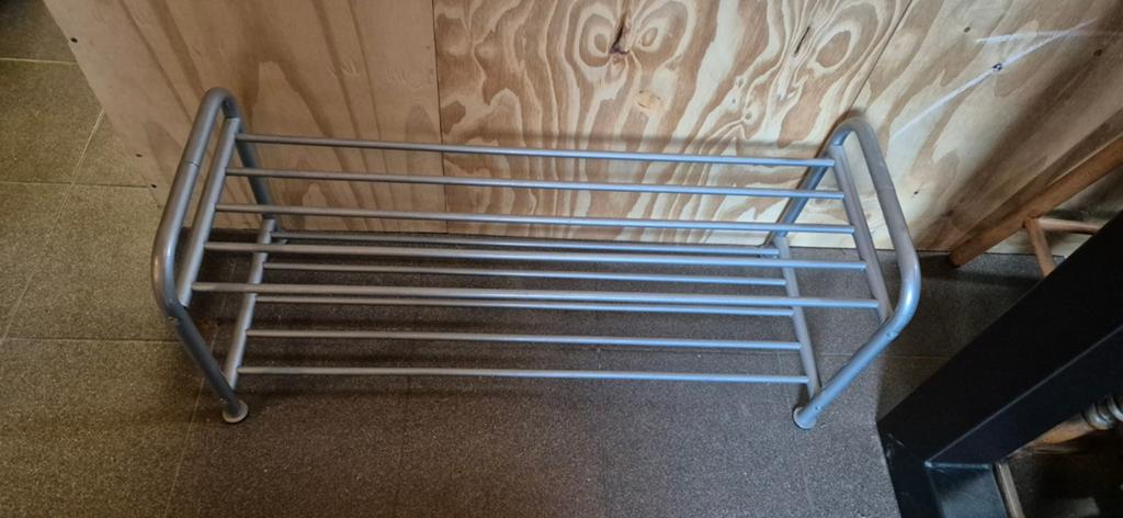 Schoenenrek zilverkleurig, Huis en Inrichting, Ophalen