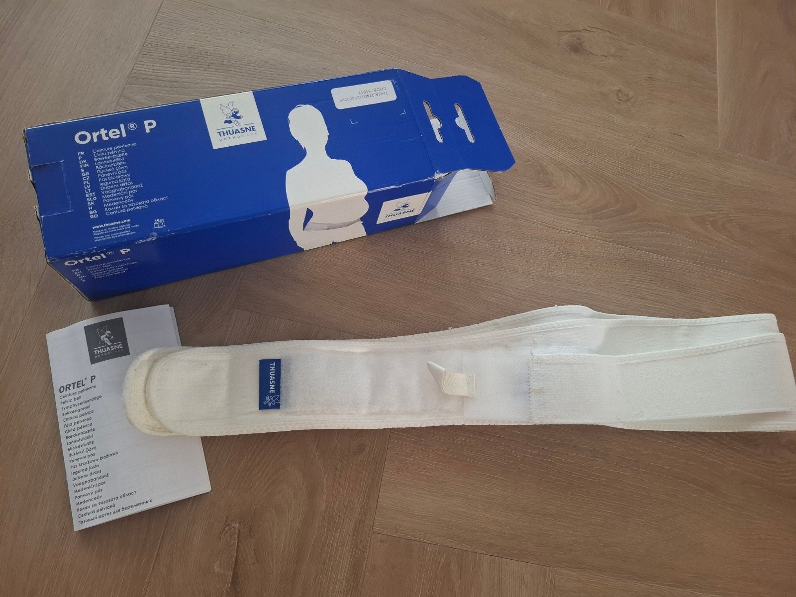 Bekkengordel/bekkenband van Thuasne orthocare, Ophalen