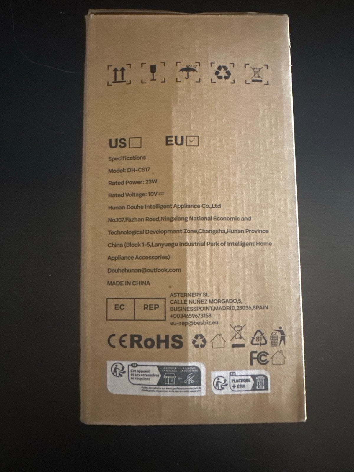 Nieuwe Dehumidifier DH-CS17 - Compacte Luchtontvochtiger, ., Luchtontvochter, Nieuw, Ophalen of Verzenden