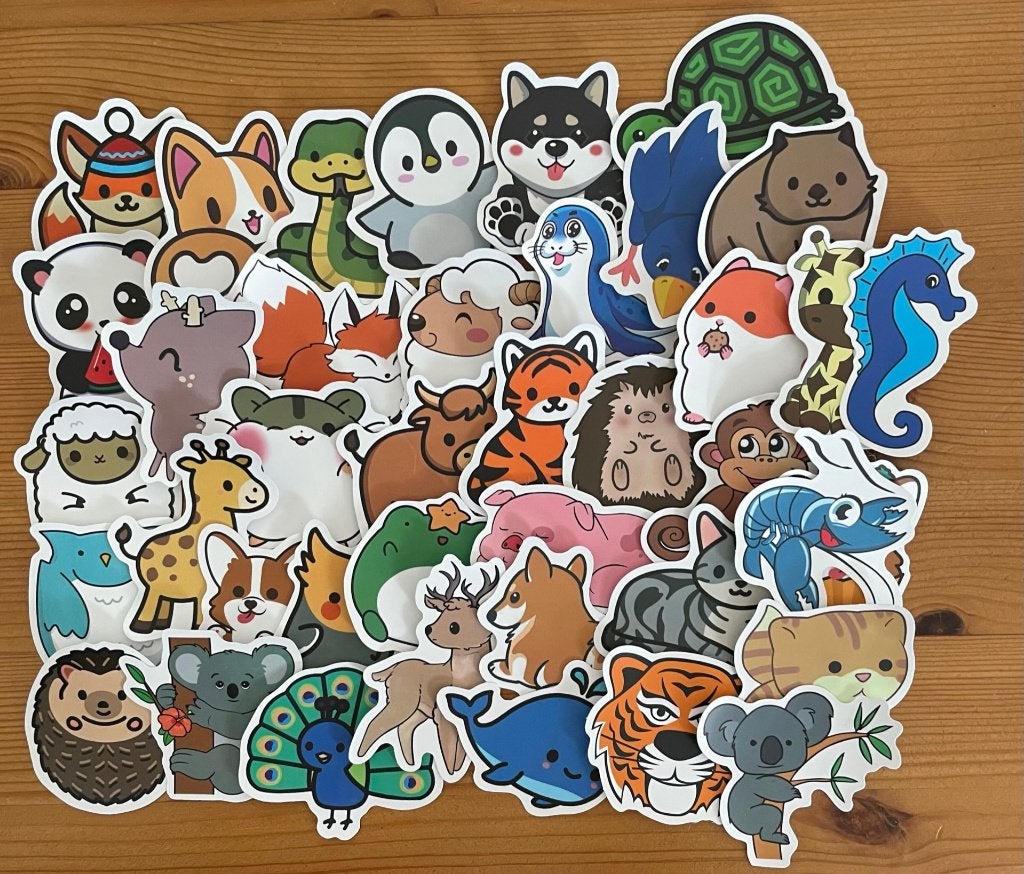 Kinderen cartoon stickers, Verzenden, Nieuw, Meerdere stickers