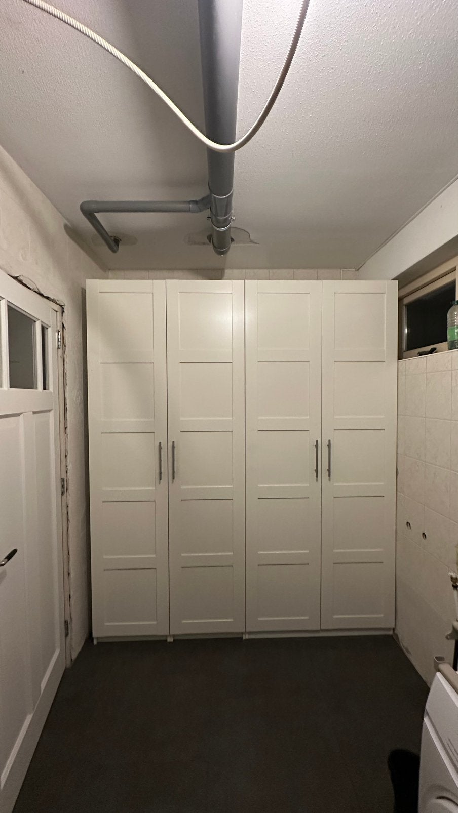 IKEA Pax Bergsbo (wit) hoekelement (foto ter illustratie), Ophalen, Met deur(en), Gebruikt, 100 tot 150 cm