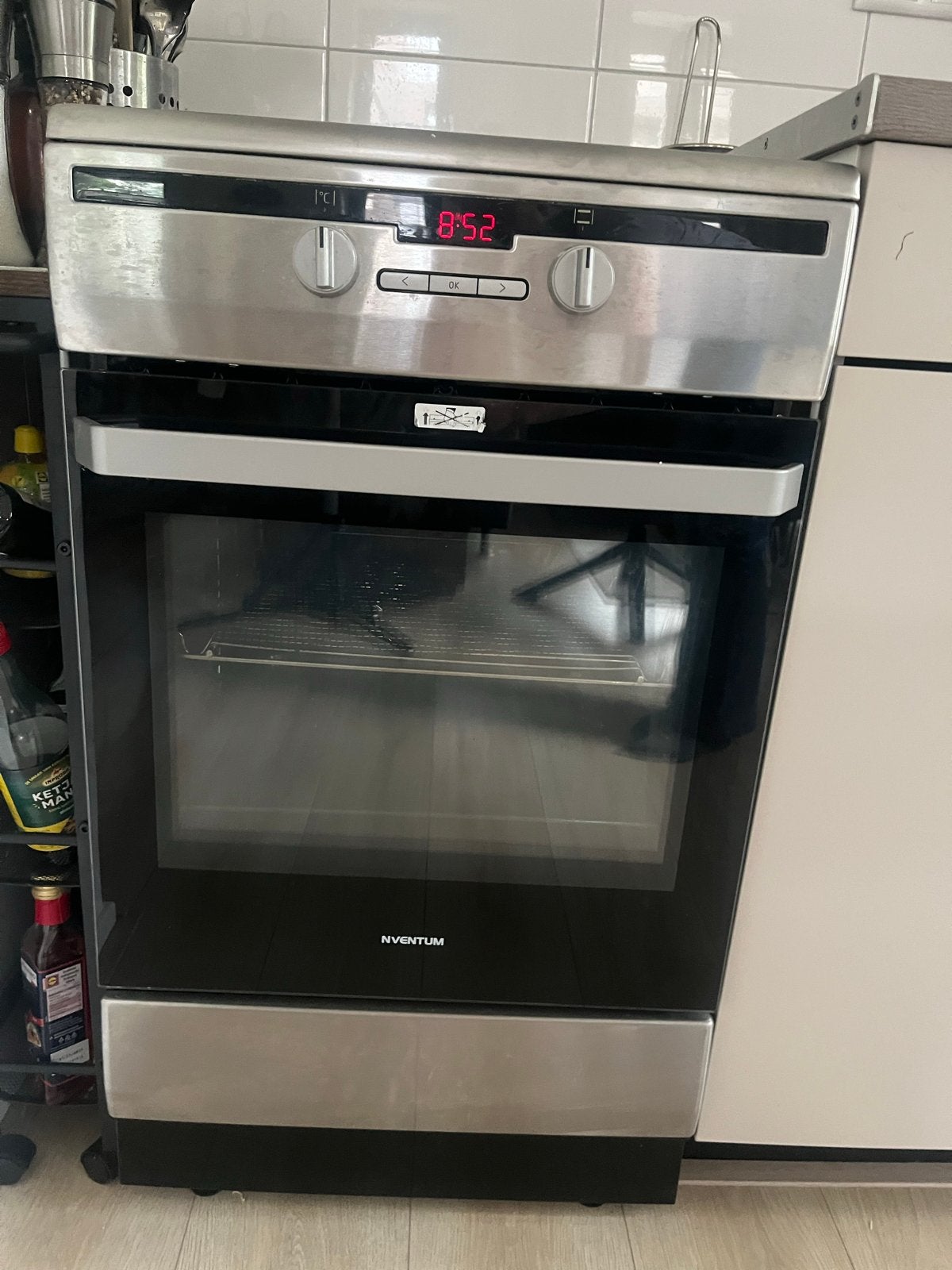 Oven met 2 platen, opberglade, Ophalen, Minder dan 45 cm, Gebruikt, Oven