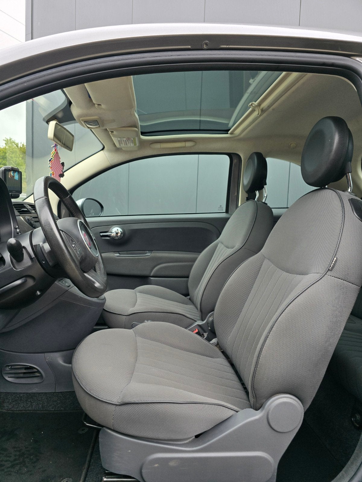 Foto 5 van Fiat 500 Automaat  2013 Grijs 68.118 KM-NAP️ PanoDak | Nette