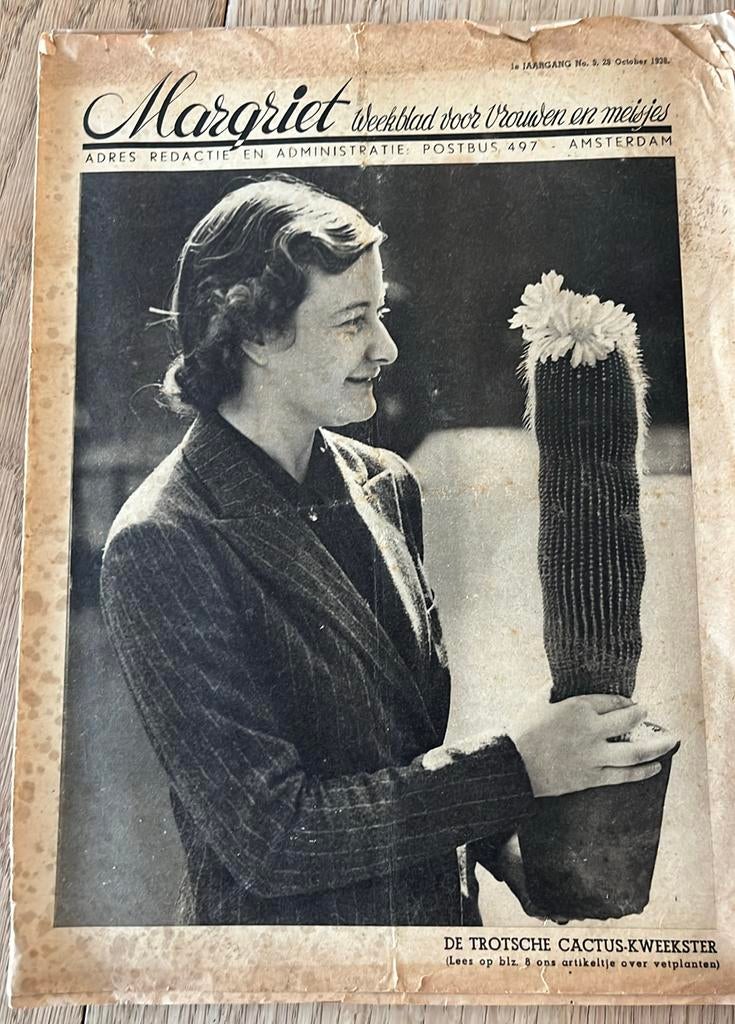 Vintage Margriet uit eerste jaargang, Boeken, Tijdschriften en Kranten, Ophalen of Verzenden, Gelezen, Damesbladen