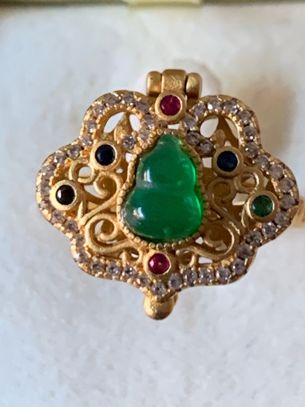 Goudenring met keurmerk 999, Sieraden, Tassen en Uiterlijk, Ringen, Ophalen of Verzenden, Zo goed als nieuw, 17 tot 18, Dame