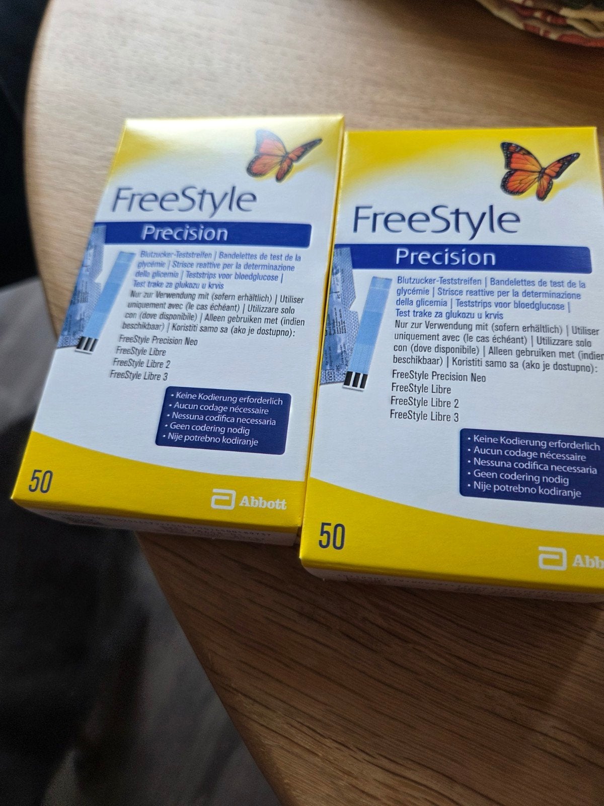 FreeStyle Precision Bloedglucoseteststrips (2x50 stuks), Sport en Fitness, Gezondheidsproducten en Wellness, Ophalen, Nieuw, Overige typen
