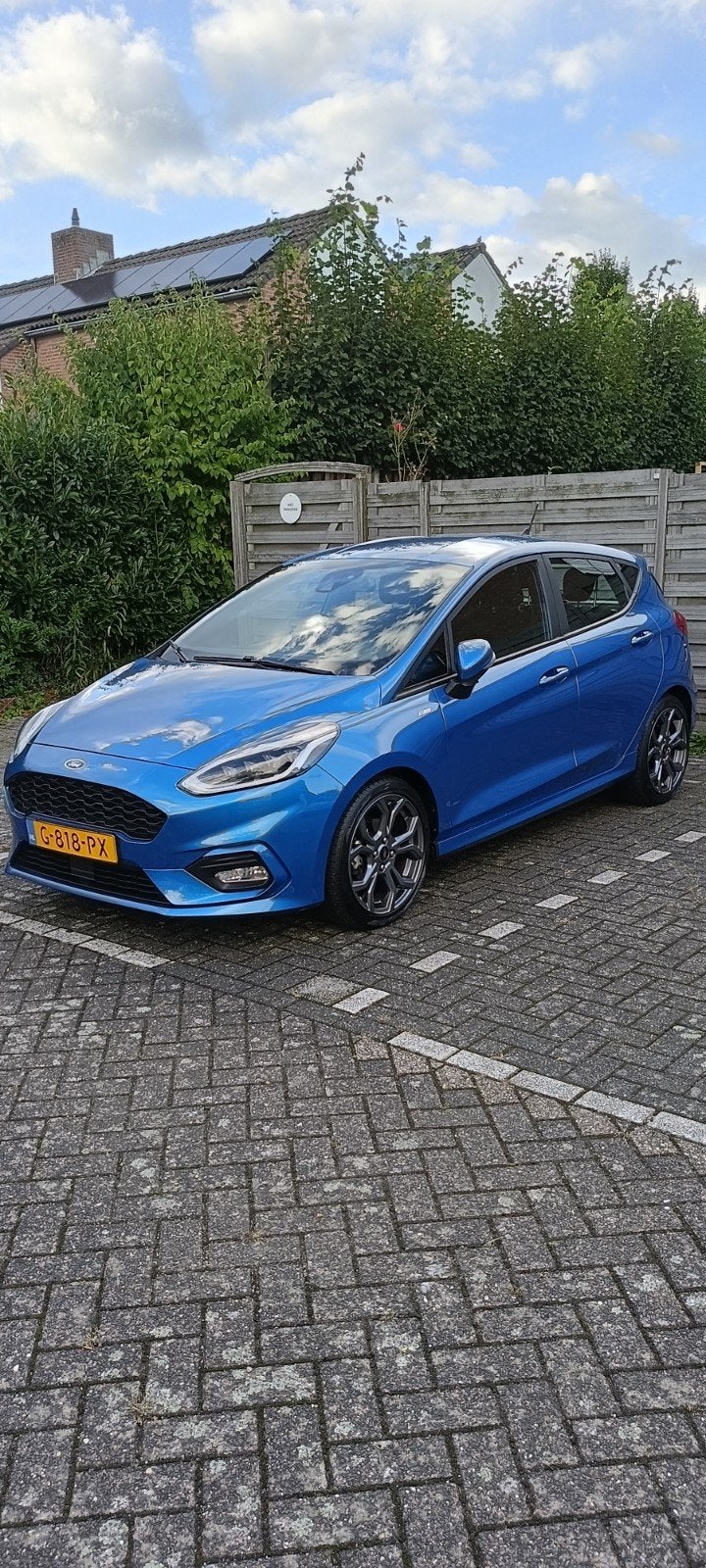 Ford Fiësta 1.0 Ecoboost 100pk 5dr 2019 Blauw, Auto's, Ford, Voorwielaandrijving, 580 kg, 1064 kg, Blauw