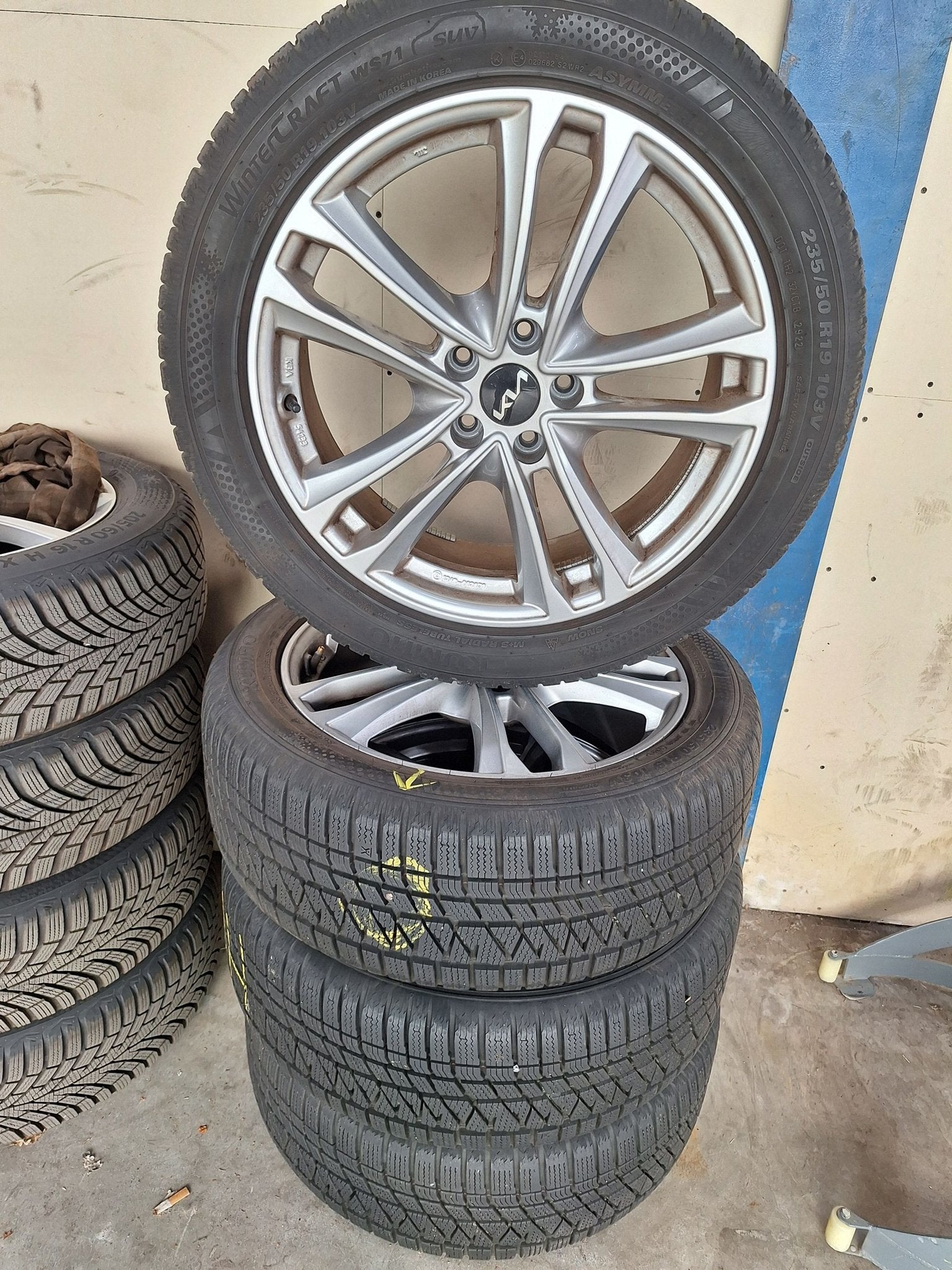 Kia Sportage Winterset 19 Inch, Gebruikt, -, -, Banden en Velgen